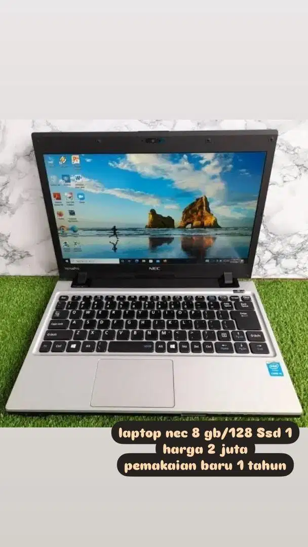 Laptop nec 8gb/128 ssd1