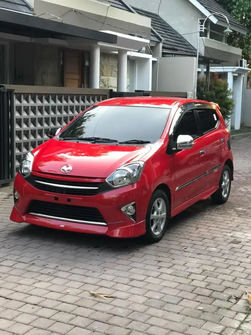 Agya trd 2016 matic atas nama pembeli merah bagus kredit toyota brio