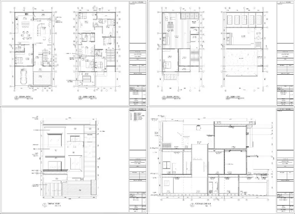 Jasa Drafter Arsitektur & Interior