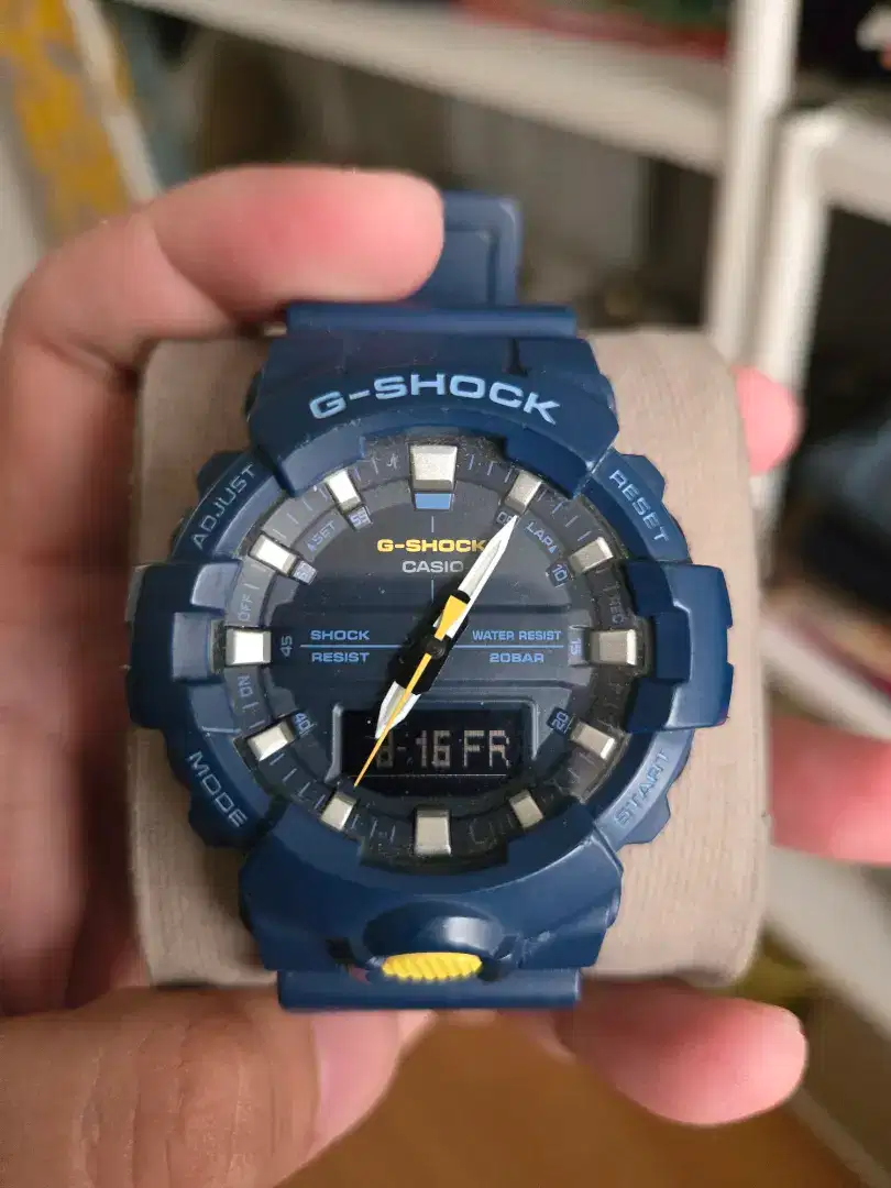 gshock ga800sc blue original