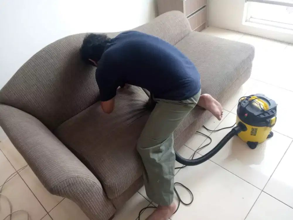 Cuci sofa gorden springbed poles vinyl General cleaning dll