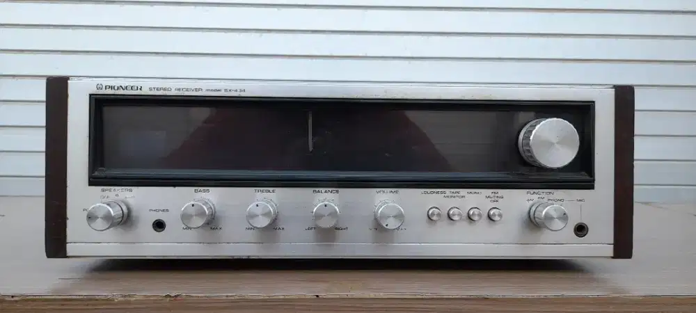 pioneer sx 434 tuner amplifier