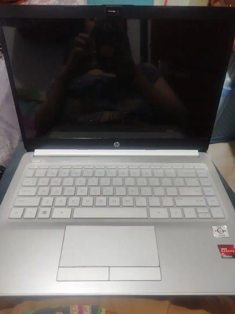 Hp 14s dk1002AU silver kondisi baik