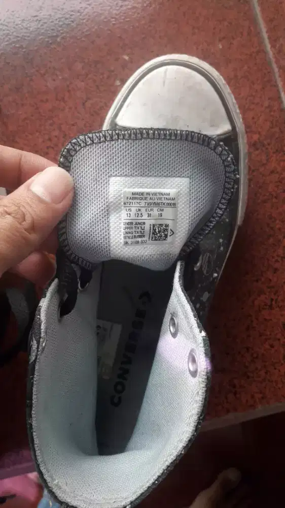 Converse Chuck Taylor All Star Eva Lift 'Black Blue White' 672117C