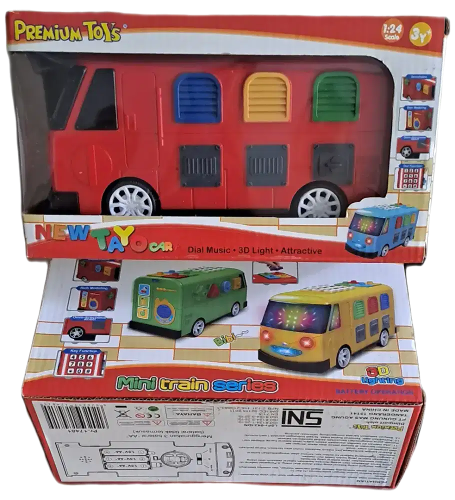 Mainan Bus Tayo MURAH  Lampu & Musik Nyala