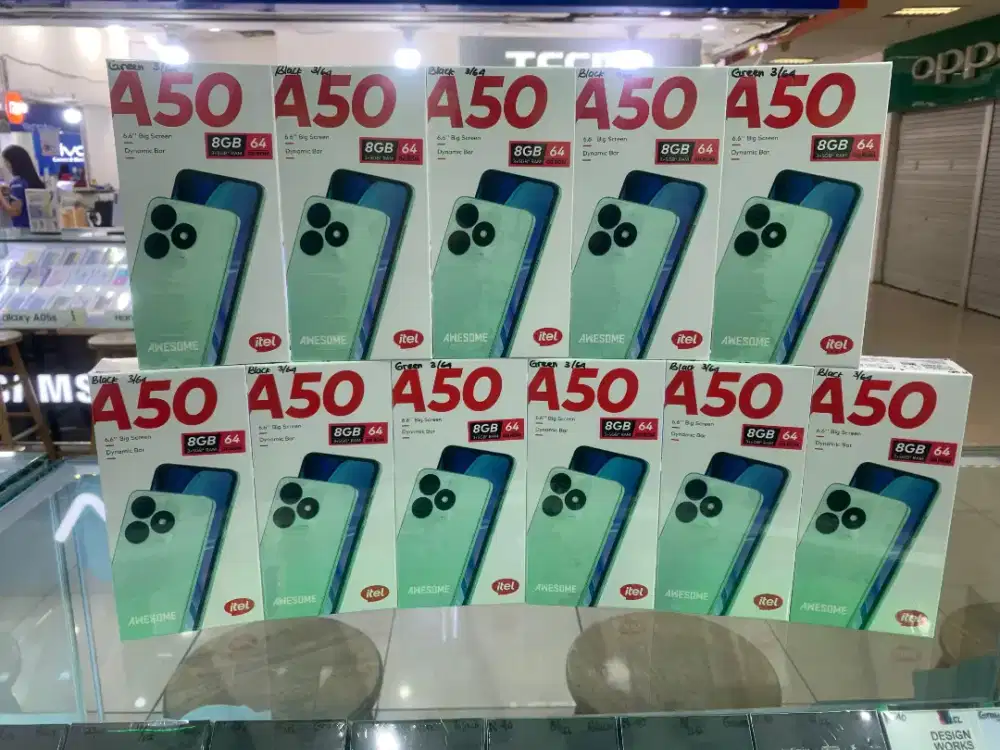 Itel A50 4/64 4+4*/64 Bonus Handsfree Original ITEL