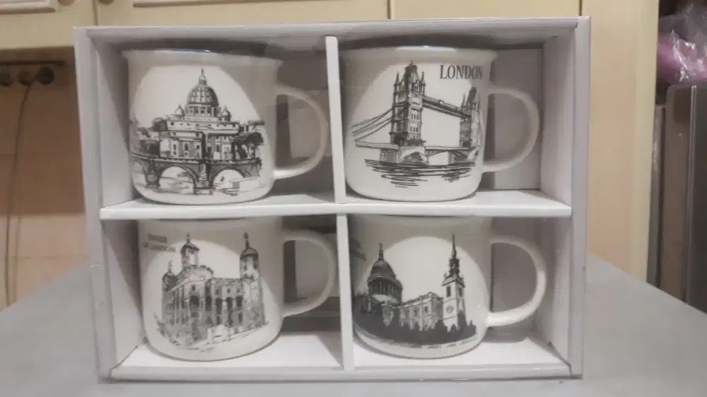 Gelas keramik Delizioso porcelain waru