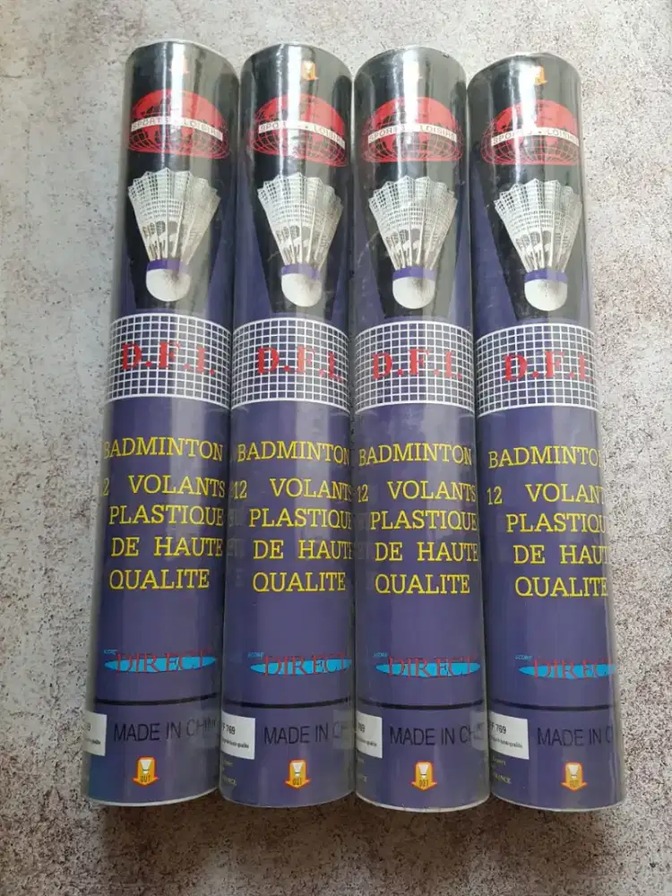 SHUTTLECOCK BADMINTON BULUTANGKIS DFI KOK BULUTANGKIS PLASTIK ISI 12