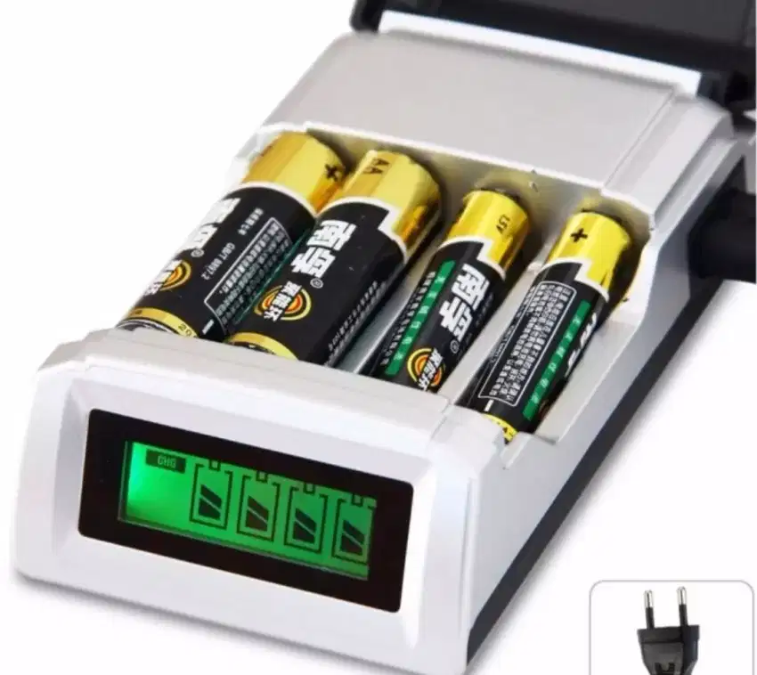 Charger batere 4 slot LCD display