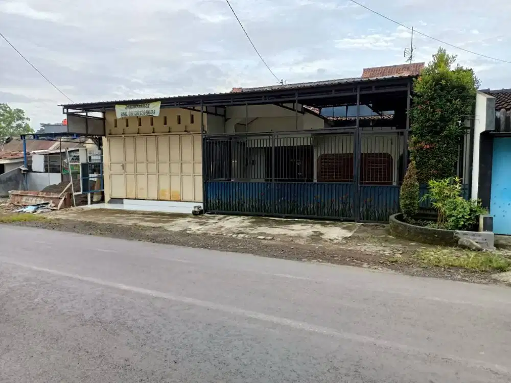 Rumah Bisnis Strategis Purwokerto Utara Pinggir Jalan Raya