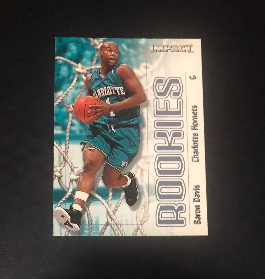 Kartu Basket Baron Davis 1999 Skybox impact Rookies