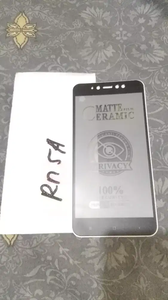 anti gores redmi note 5 siap pakai nego cod rungkut ok