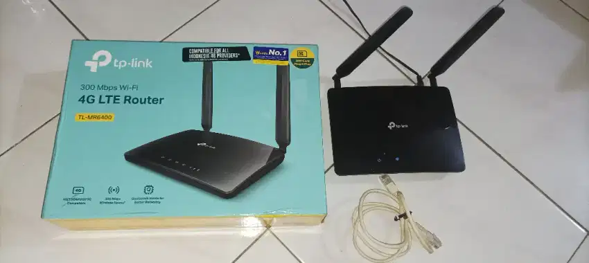 TP Link 4G LTE Router 300 Mbps ada slot SIM card