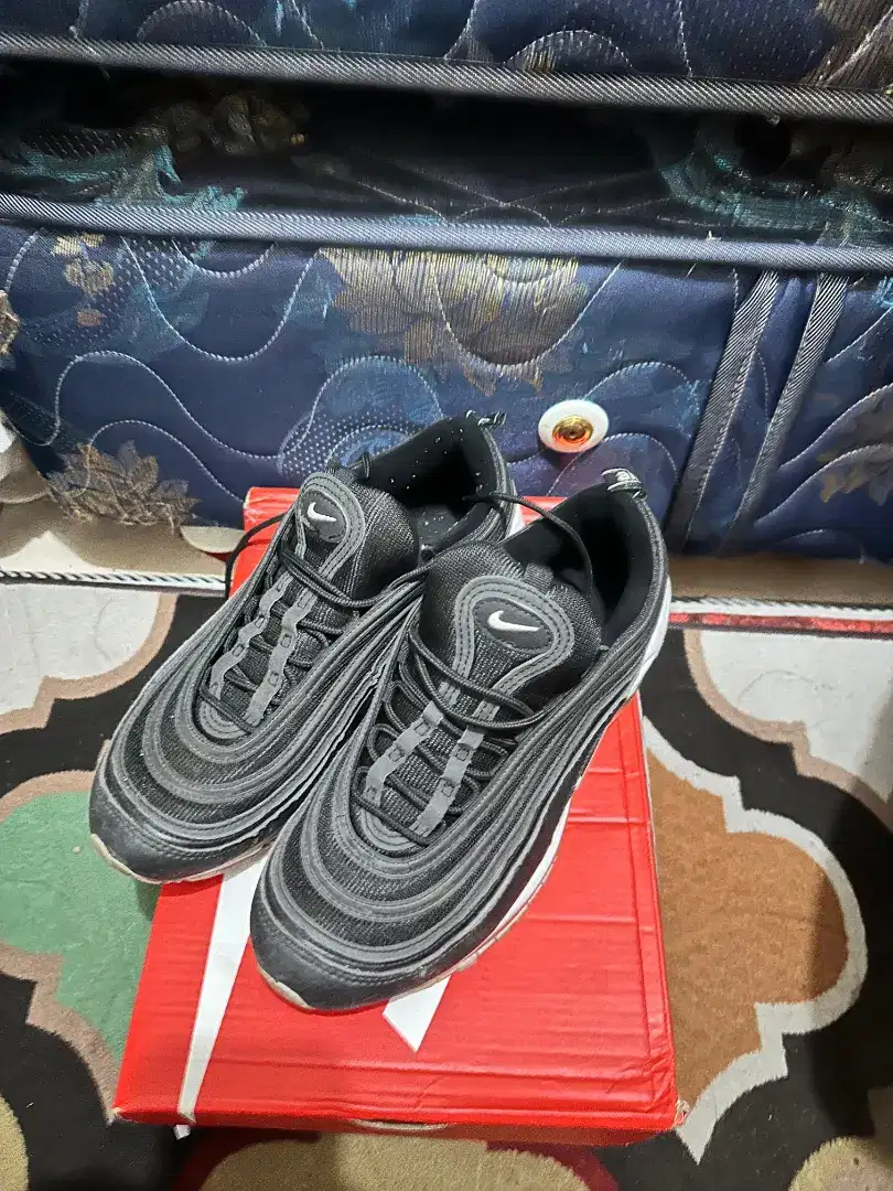 NIKE AIR MAX 97 Black Original + Box size 42(26.5cm)