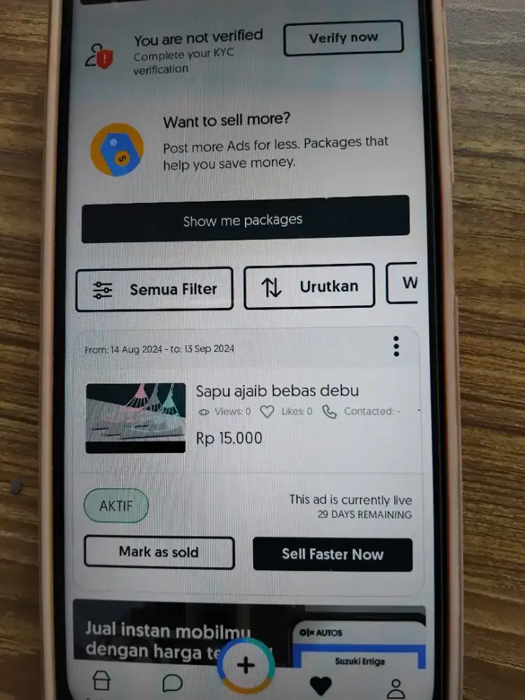 Oppo A17k mulus baru habis masa garansi