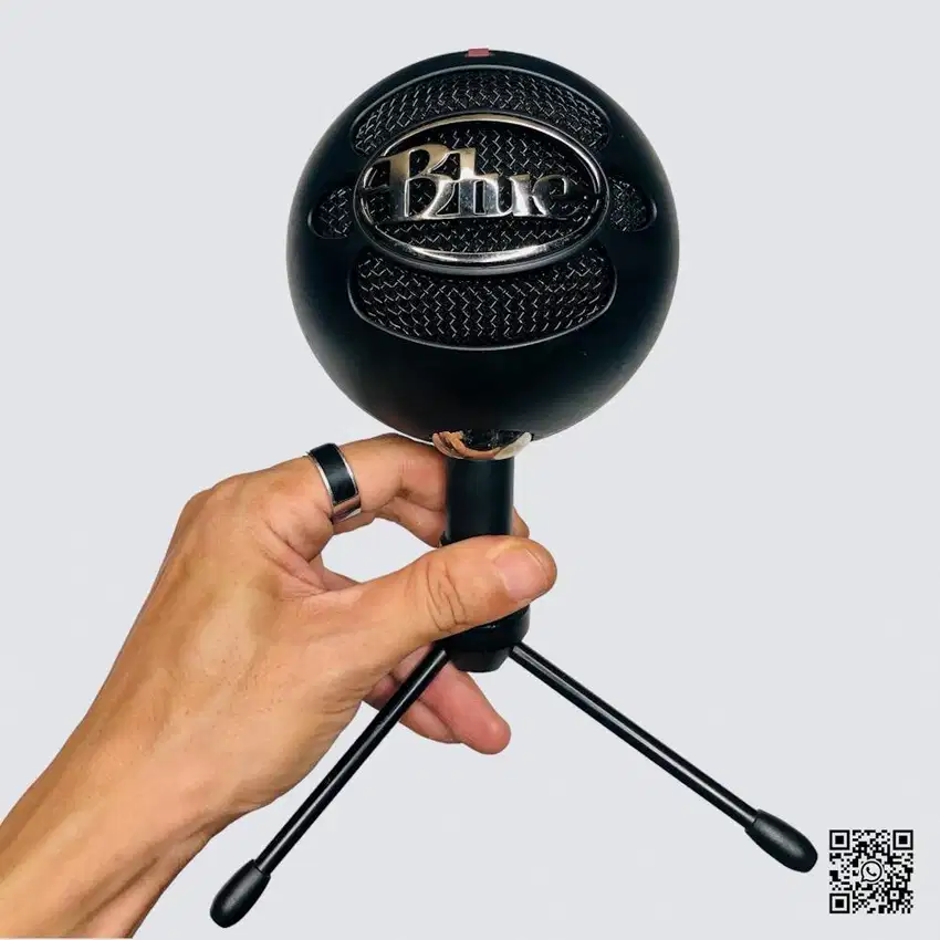 Mic Stand Meja Blue Snowball Ice Microphone Streaming Podcast