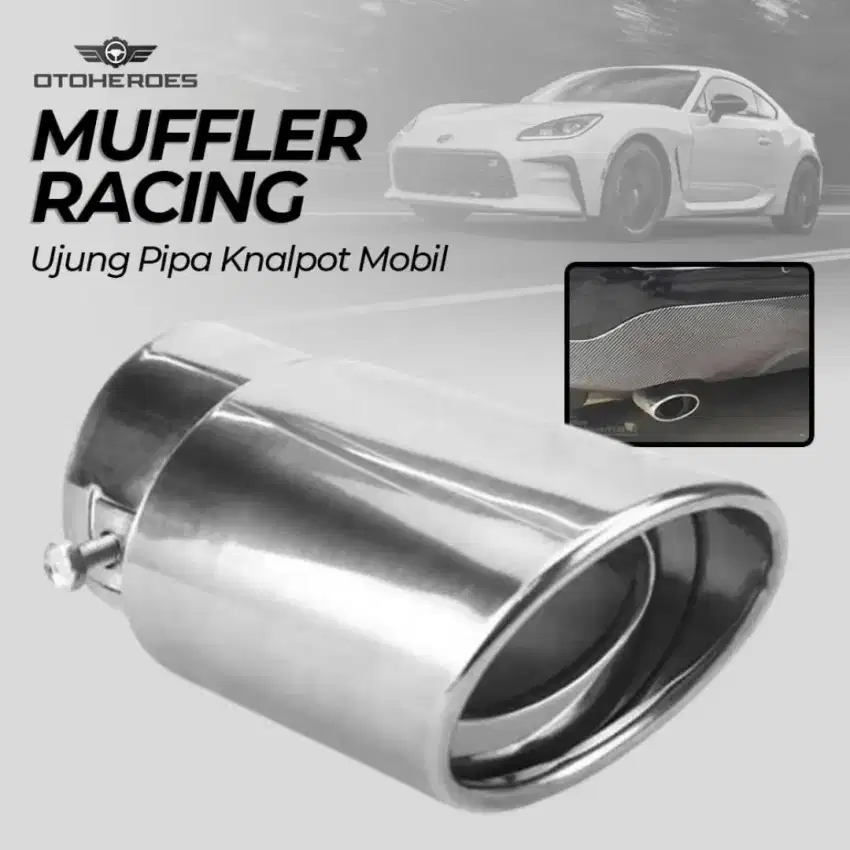 OTOHEROES Muffler Ujung Pipa Knalpot Mobil Racing Look