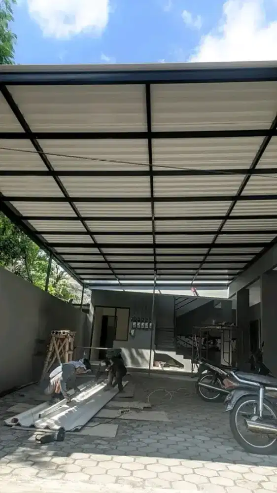 Tukang las canopy pagar depok