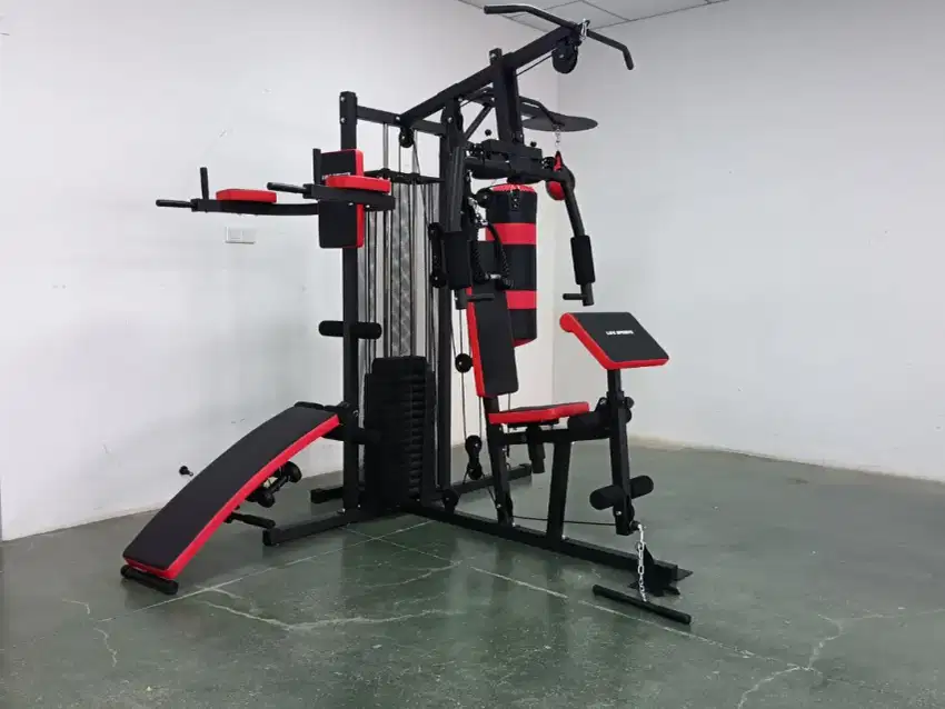 Home gym 3 sisi dengan samsak promo