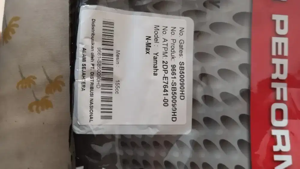 Vbelt gates nmax old 2DP