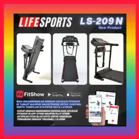 Treadmill ellekytik multyfungsi, alat fitnes, sepeda statis