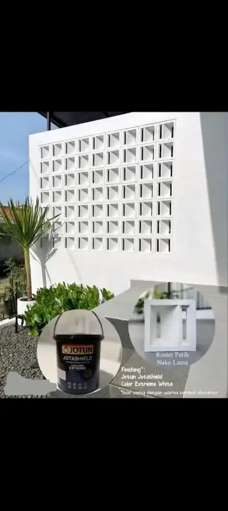 Roster beton minimalis