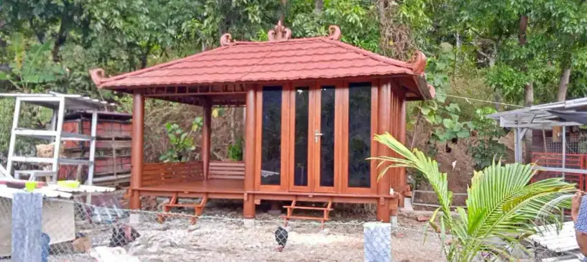 gazebo separo kaca