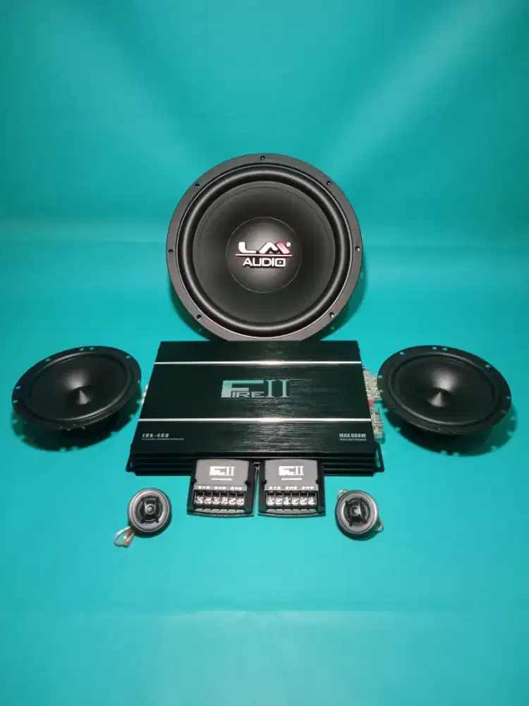 Ples Pasang Power Lm FIRE ll Speaker Split LM & Subwoofer LM Audio 12