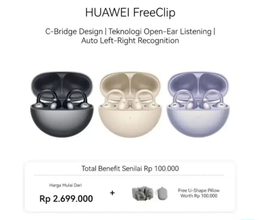 Huawei freeclip Ready