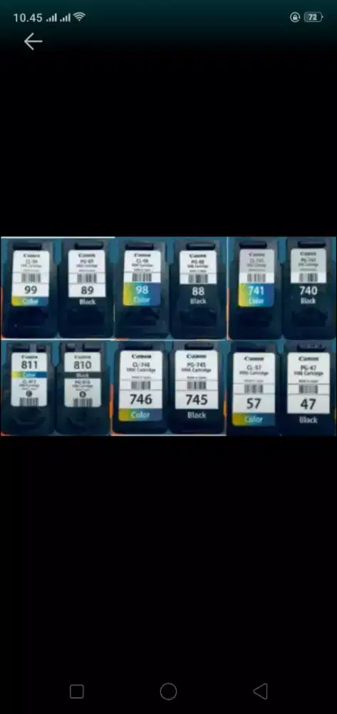 Menerima cartridge printer tinta