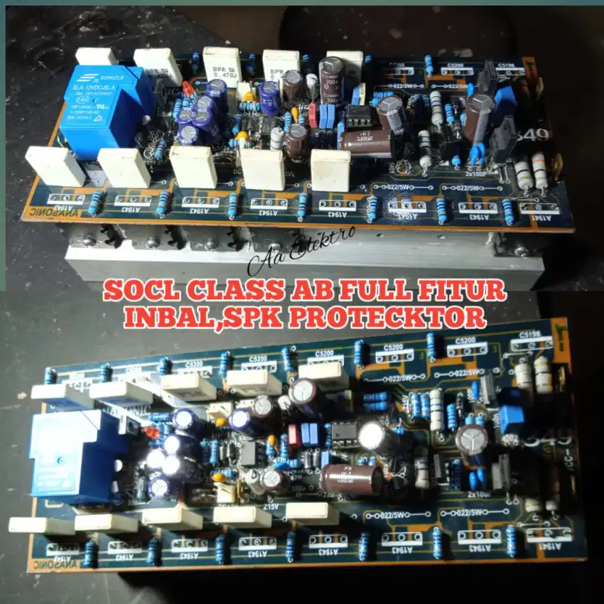 Drever power ampli class ab ful fitur power rakitan