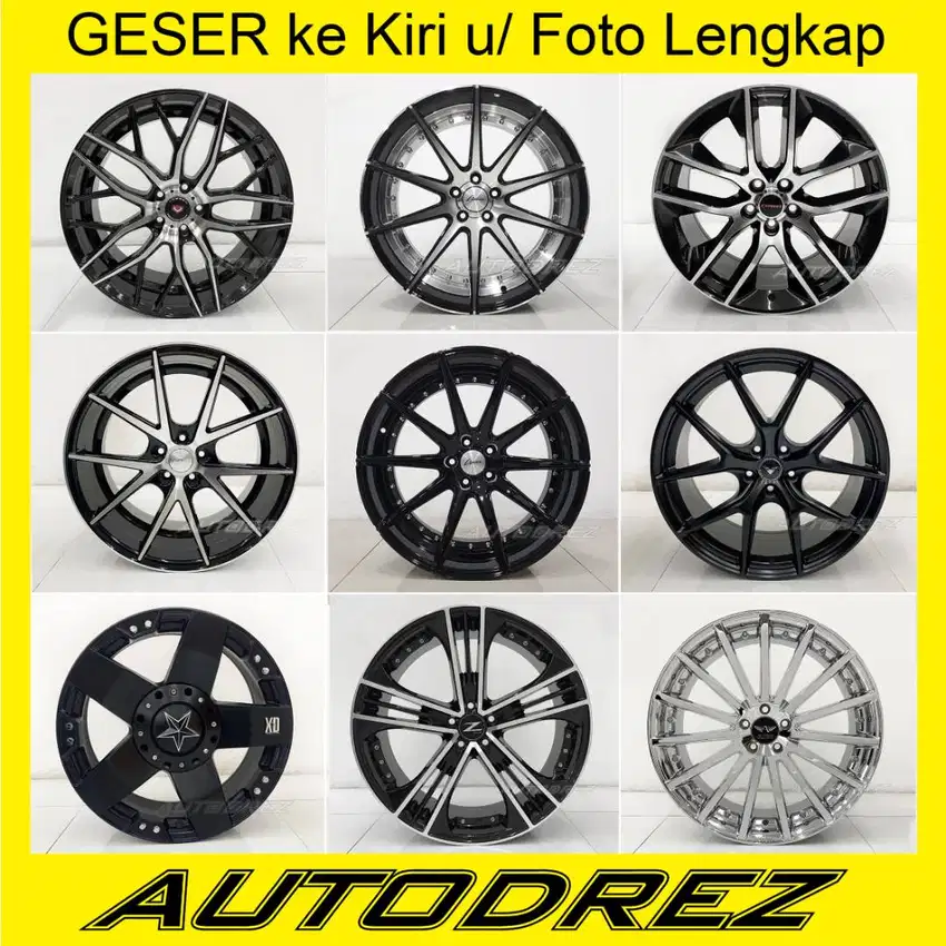 Velg Ring20 22 R20 R22 PCD 5x114 Lubang 5 Alphard Harrier Lexus Honda5