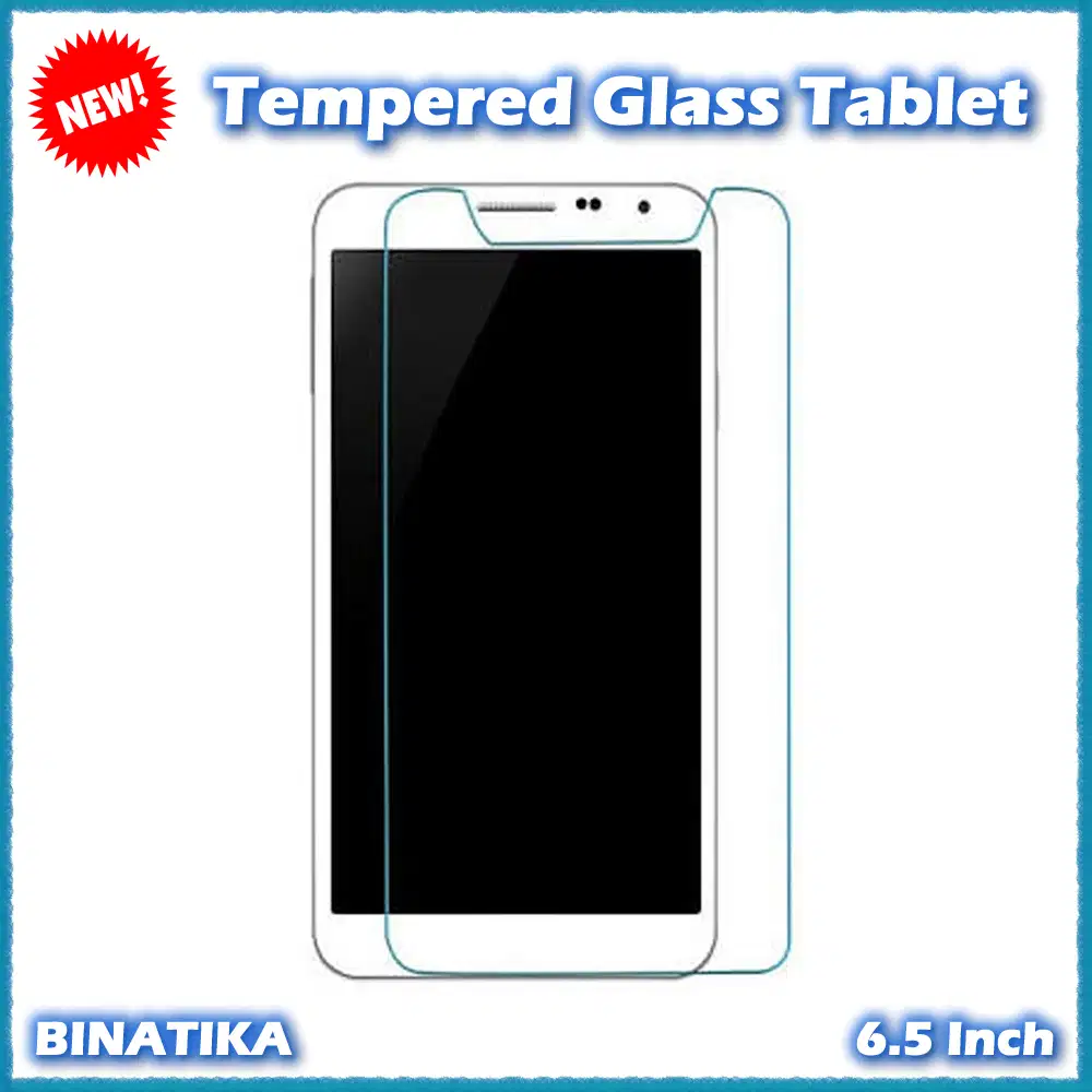 Tempered Glass Tablet 6,5 inch Anti Gores Kaca Tablet Universal