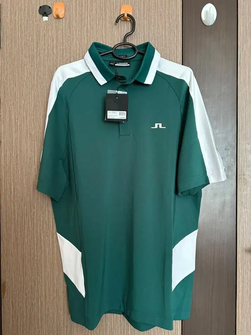 POLO GOLF J. LINDEBERG (STIG REGULAR POLO) - FOREST GREEN