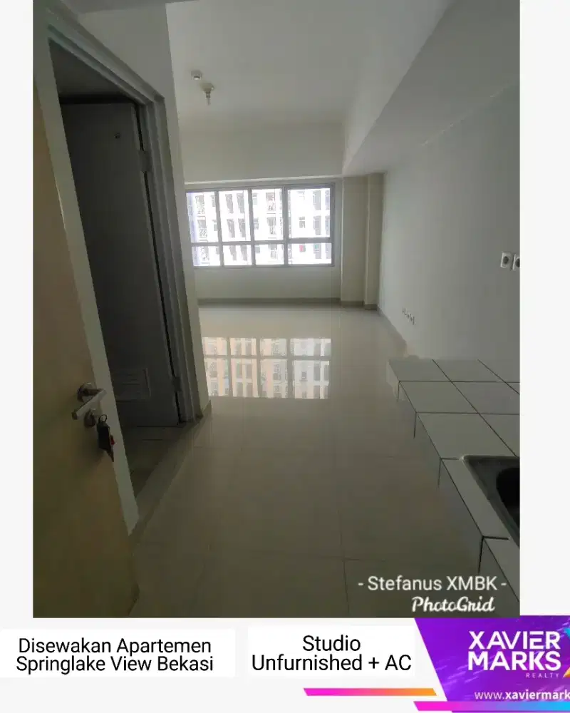 Disewakan Apartemen Springlake View Summarecon Bekasi
Studio Kosongan