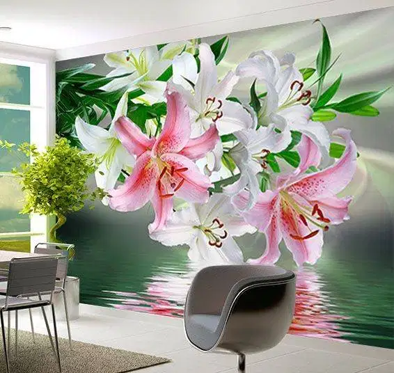 Pesan wallpaper dinding 3d custom toko jual dan pasang gorden murah