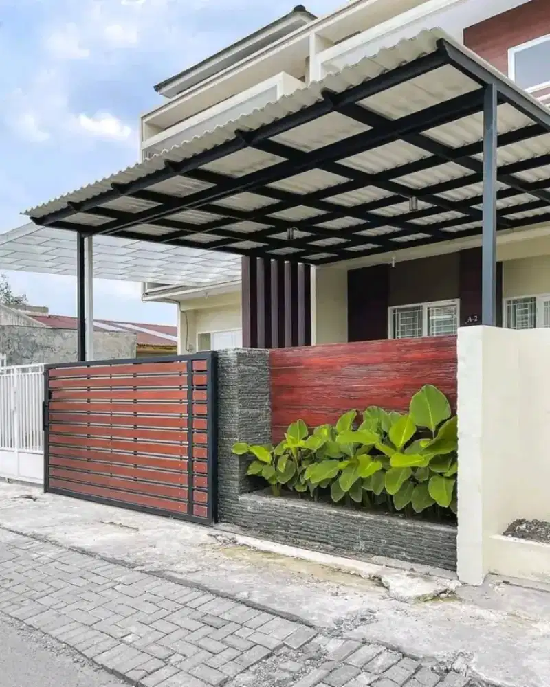 Tukang las canopy pagar