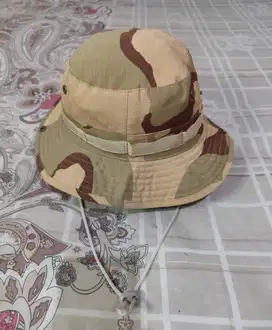 Topi Bucket Hat Jungle Army Camouflage Size L