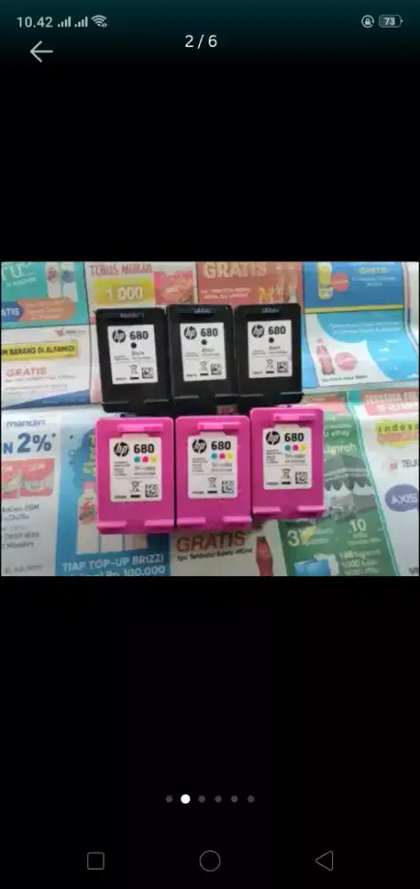 Menerima cartridge tinta printer