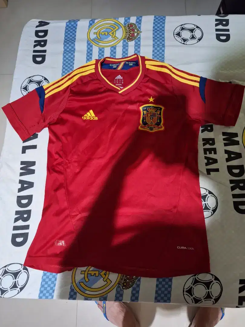 Jersey Spanyol original juara euro 2008