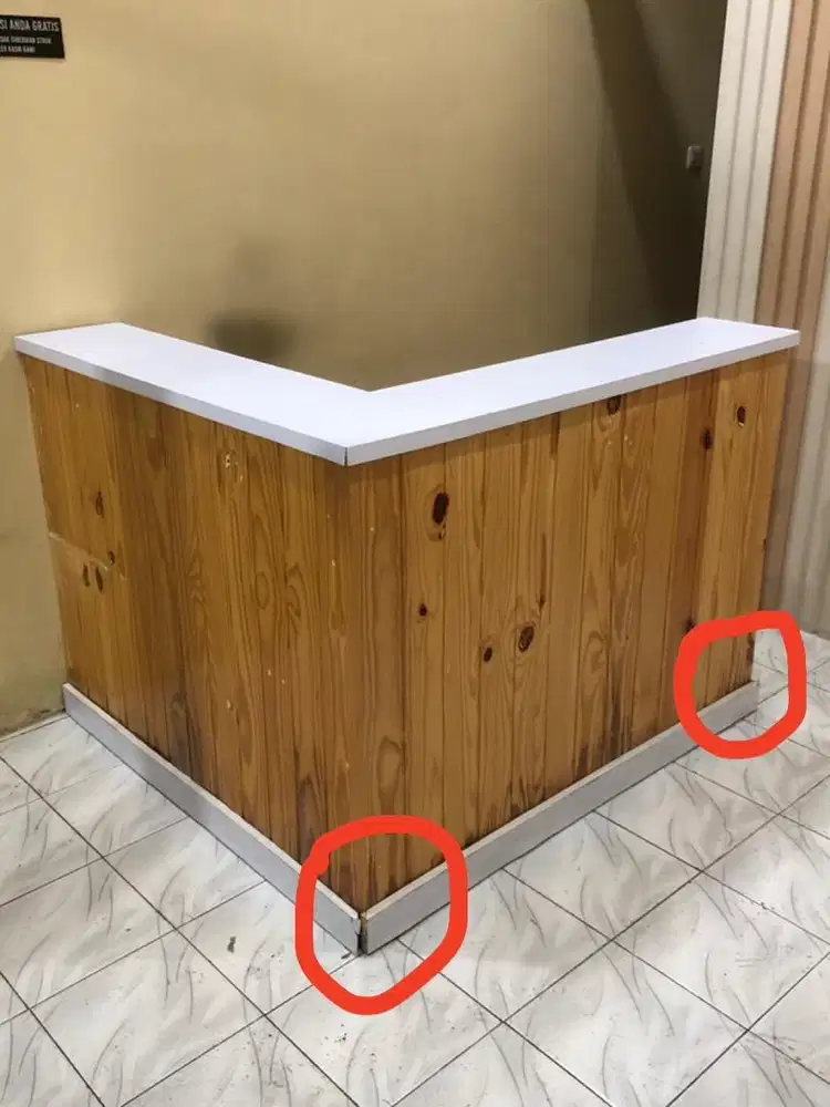 Meja Kasir Kayu Jati belanda