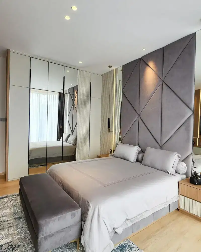 Interior custom, kitchen set, backdrop tv, wallpanel dll