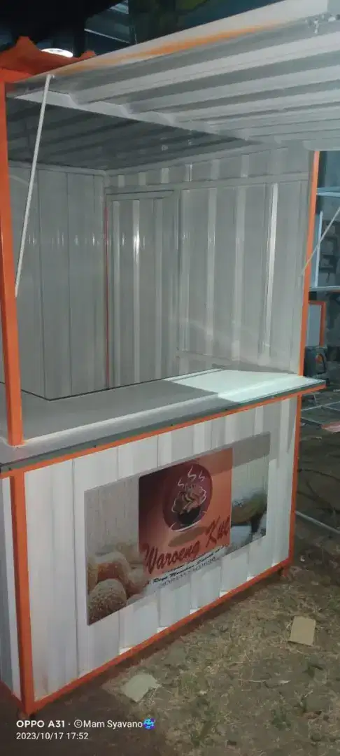 Booth semi kontainer murah berkualitas