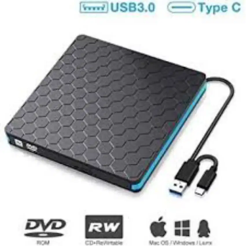 Dvd external type C dan usb 3.0