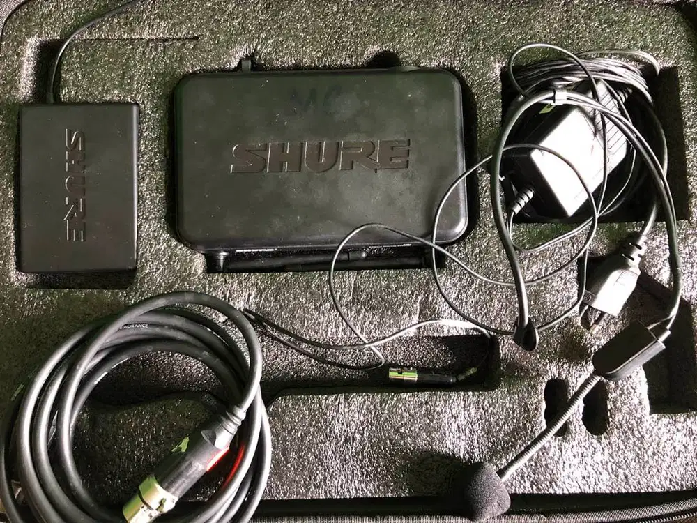 MICROPHONE SHURE, MIC WIRELESS HEADSET ORIGINAL