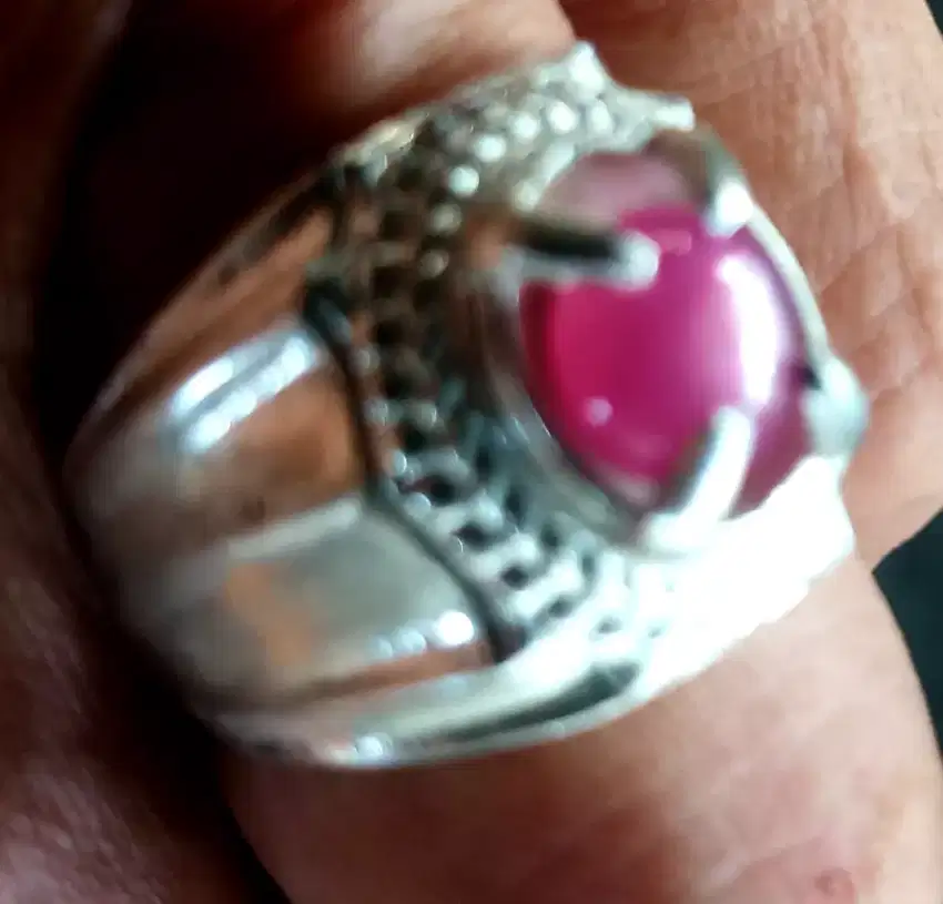 Cincin mirah ruby natural