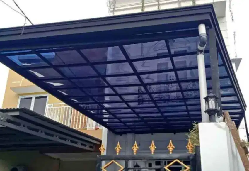 Canopy atap solar flat