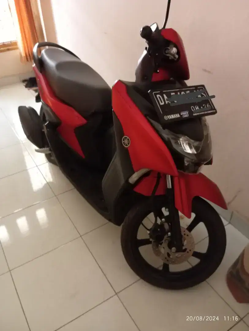 Yamaha Gear merah doop bening 2021