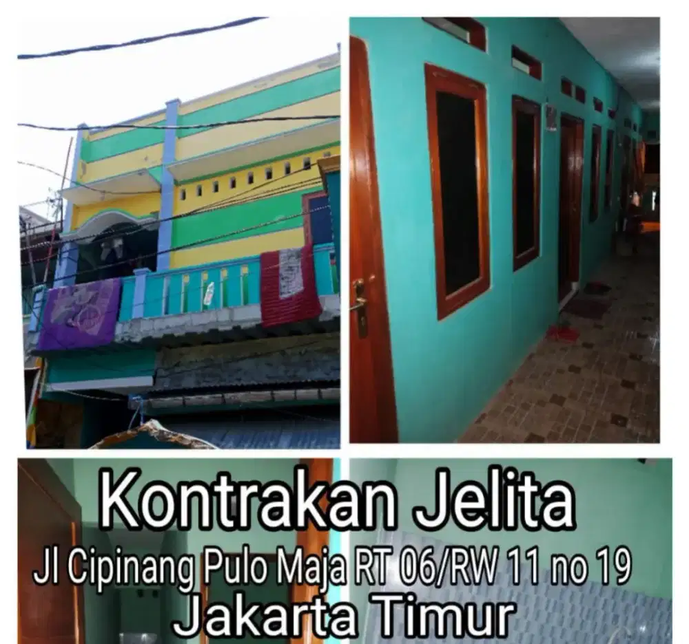 Kontrakan rumah bisa bulanan / tahunan, Rp. 1.250.000,- / bulan
