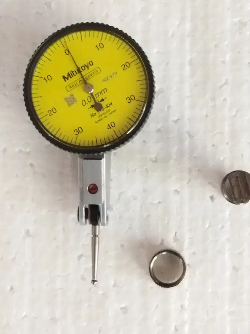 MITUTOYO 513-404 DIAL INDICATOR 0.08/0.01 Produk 100%  Original JAPAN